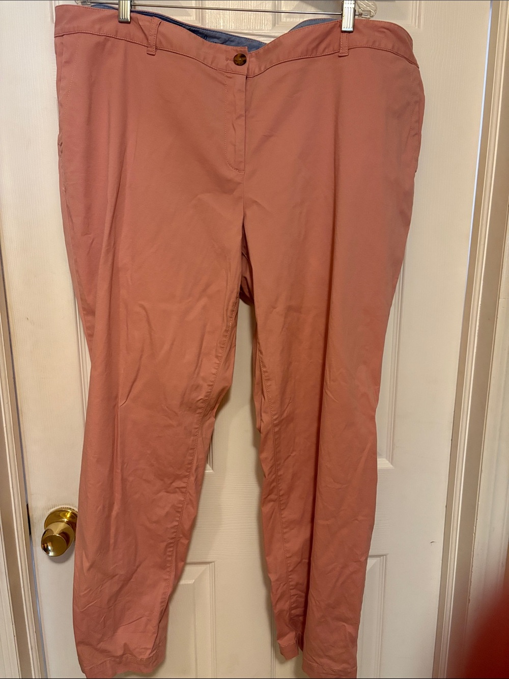 Talbots Straight-Leg Chinos in Dusty Rose